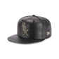 Chicago White Sox Leather 59FIFTY Fitted Hat