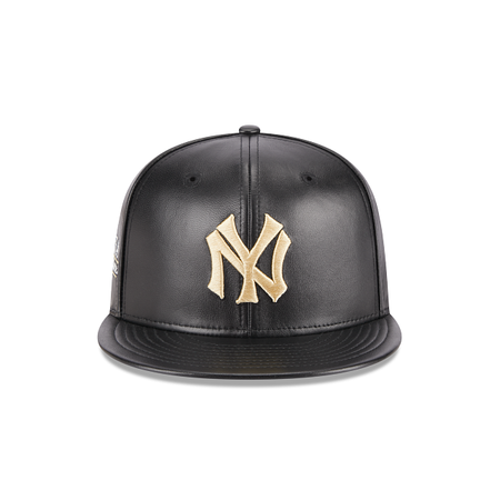 New York Yankees Leather 59FIFTY Fitted Hat