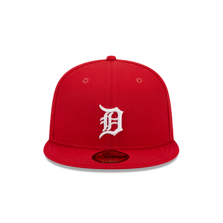 Detroit Tigers Red 59FIFTY Fitted Hat