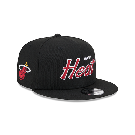 Miami Heat Script 9FIFTY Snapback Hat