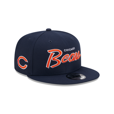 Chicago Bears Script 9FIFTY Snapback Hat