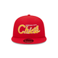 Kansas City Chiefs Script 9FIFTY Snapback Hat