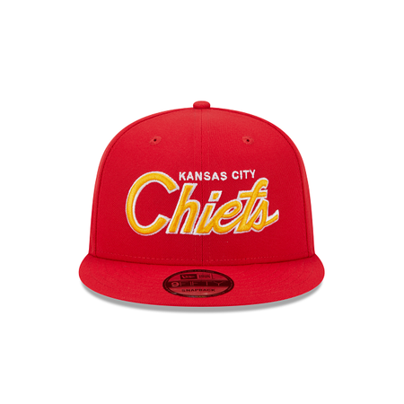 Kansas City Chiefs Script 9FIFTY Snapback Hat