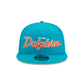Miami Dolphins Script 9FIFTY Snapback Hat