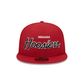 Indiana Hoosiers Script Red 9FIFTY Snapback Hat