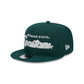 Michigan State Spartans Script Green 9FIFTY Snapback Hat