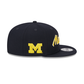 Michigan Wolverines Script Blue 9FIFTY Snapback Hat