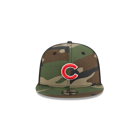 Chicago Cubs Kids Camo 9FIFTY Trucker Snapback Hat