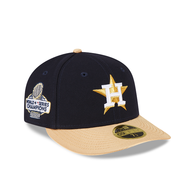 Houston Astros Gold Low Profile 59FIFTY Fitted Hat – New Era Cap