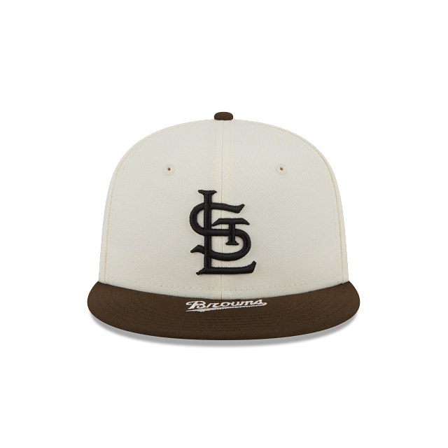 New Era St. Louis Browns Hat Club Exclusive 59Fifty Fitted Hat Stone/Navy  Men's - SS22 - US