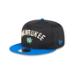Milwaukee Bucks Mesh Crown 9FIFTY Snapback Hat