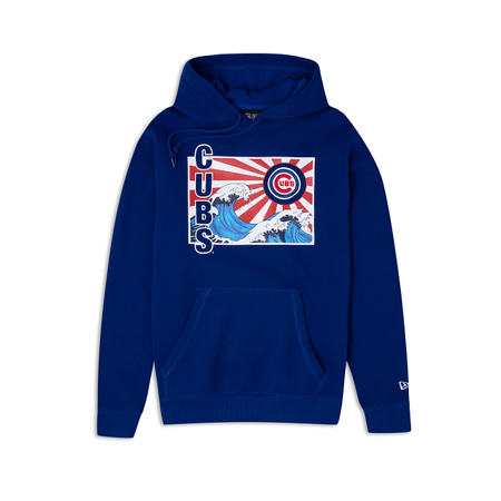 Chicago Cubs Tonal Wave Hoodie