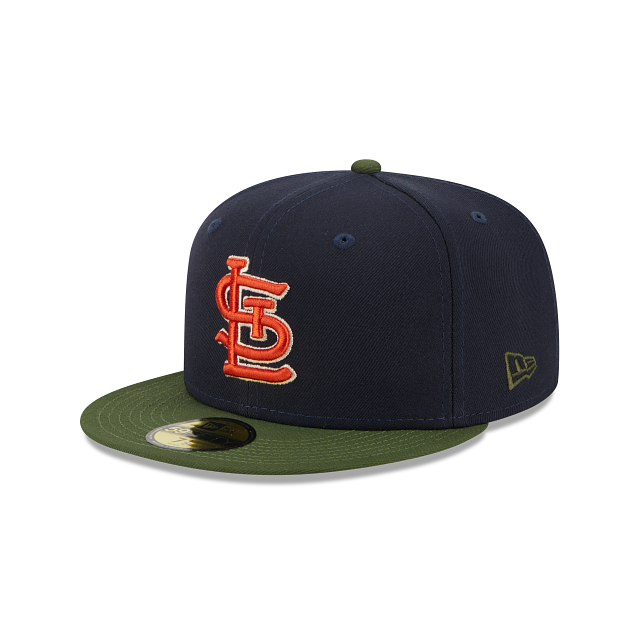 Men's New Era Navy St. Louis Cardinals Sprouted 59FIFTY Fitted Hat