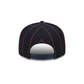 Atlanta Braves Pinstripe Visor Clip 9FIFTY Snapback Hat