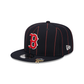 Boston Red Sox Pinstripe Visor Clip 9FIFTY Snapback
