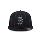 Boston Red Sox Pinstripe Visor Clip 9FIFTY Snapback
