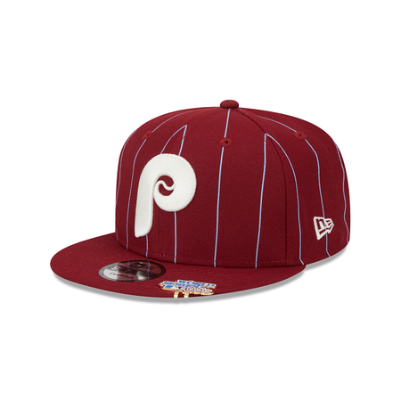 Philadelphia Phillies Pinstripe Visor Clip 9FIFTY Snapback Hat