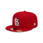 St. Louis Cardinals Pinstripe Visor Clip 9FIFTY Snapback Hat
