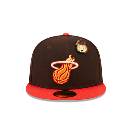 Miami Heat Fire Element 59FIFTY Fitted Hat