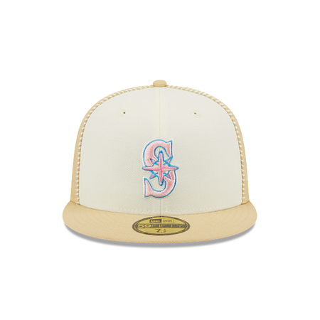 Seattle Mariners Seam Stitch 59FIFTY Fitted Hat