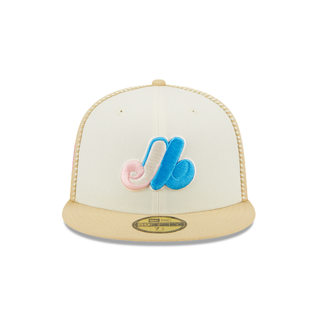 Montreal Expos Seam Stitch 59FIFTY Fitted Hat