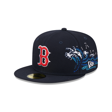 Boston Red Sox Tonal Wave 59FIFTY Fitted Hat