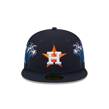 Houston Astros Tonal Wave 59FIFTY Fitted Hat
