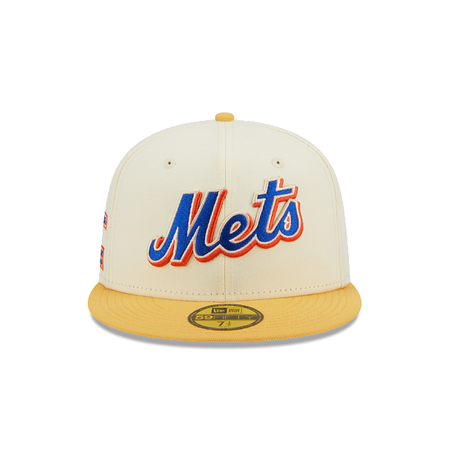 New York Mets Cooperstown Chrome 59FIFTY Fitted Hat