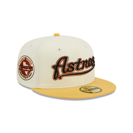 Houston Astros Cooperstown Chrome 59FIFTY Fitted Hat