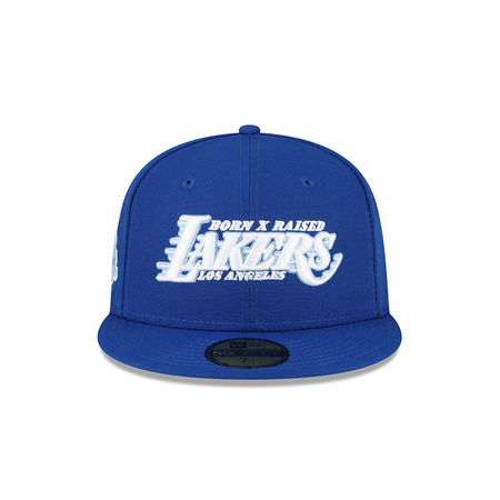 Born x Raised Los Angeles Lakers Logo 59FIFTY Fitted Hat