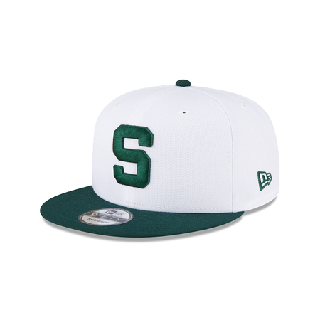 Michigan State Spartans White 9FIFTY Snapback Hat