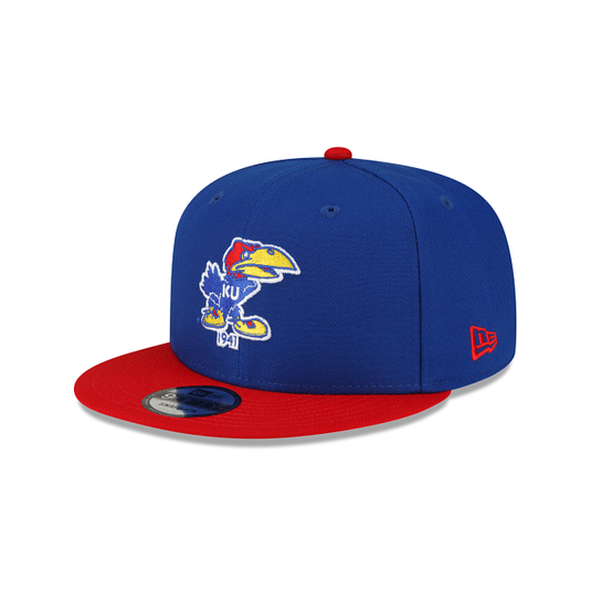 Kansas Jayhawks College Vault 9FIFTY Snapback Hat - New Era Cap
