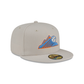 Colorado Rockies Stone Orange 59FIFTY Fitted