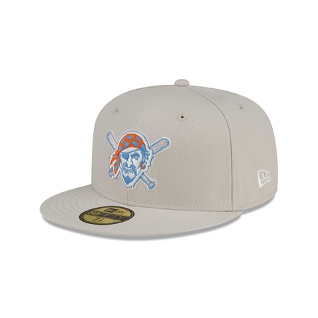 Pittsburgh Pirates Stone Orange 59FIFTY Fitted Hat