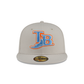 Tampa Bay Rays Stone Orange 59FIFTY Fitted