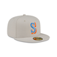Seattle Mariners Stone Orange 59FIFTY Fitted Hat