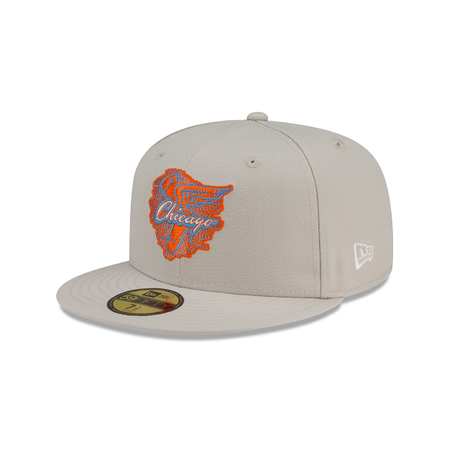 Chicago White Sox Stone Orange 59FIFTY Fitted Hat