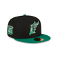 Miami Marlins Black 59FIFTY Fitted Hat