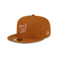 Washington Nationals Brown 59FIFTY Fitted Hat