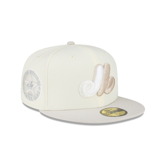 Montreal Expos White 59FIFTY Fitted Hat - New Era Cap
