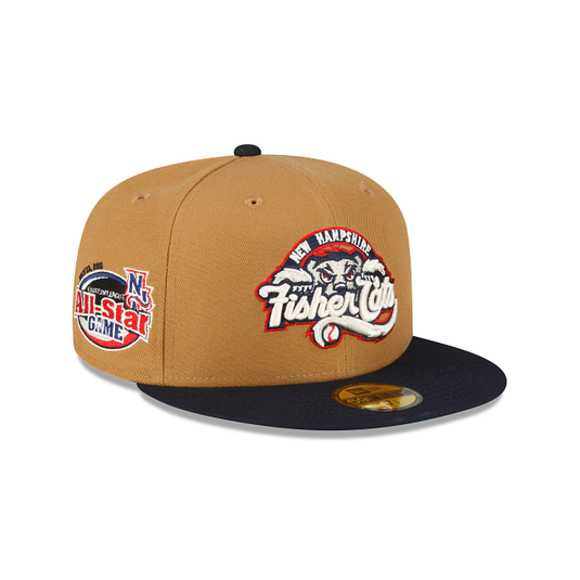 New Hampshire Fisher Cats Wheat 59FIFTY Fitted Hat - New Era Cap