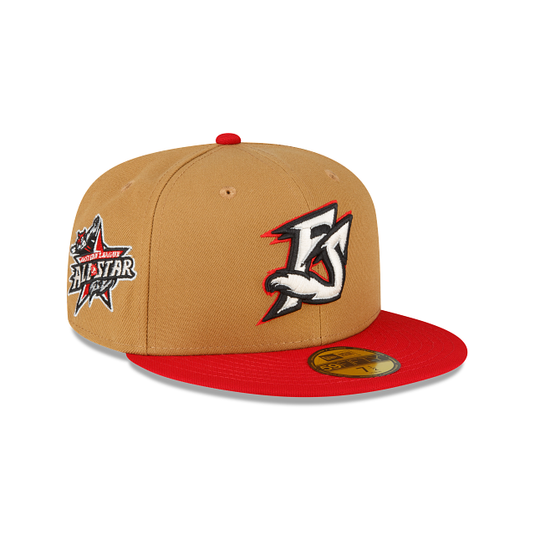 Richmond Flying Squirrels Wheat 59FIFTY Fitted Hat - New Era Cap