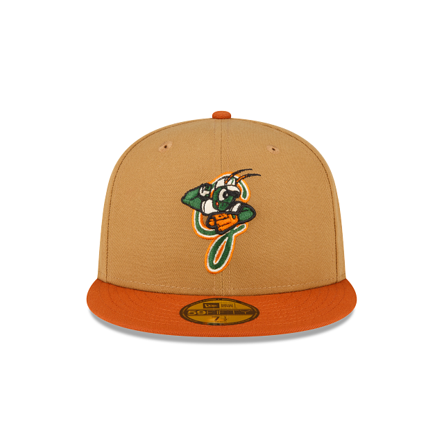 Greensboro Grasshoppers Wheat 59FIFTY Fitted Hat – New Era Cap
