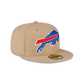 Buffalo Bills Camel 59FIFTY Fitted Hat