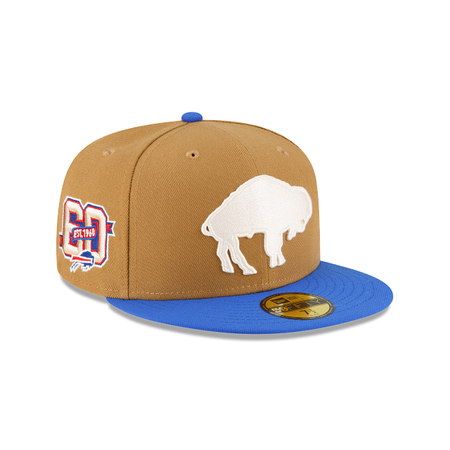 Buffalo Bills Ivory Wheat 59FIFTY Fitted Hat
