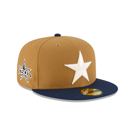 Dallas Cowboys Ivory Wheat 59FIFTY Fitted Hat