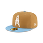 Oilers Ivory Wheat 59FIFTY Fitted Hat