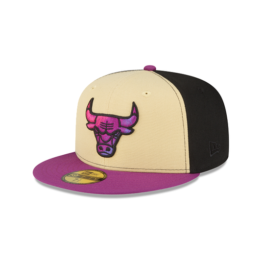 Chicago Bulls Tri-Color 59FIFTY Fitted Hat - New Era Cap