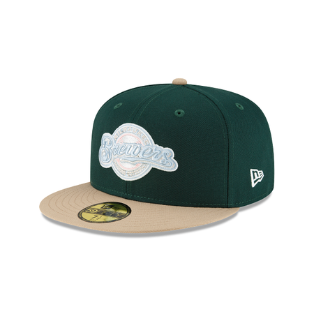 Milwaukee Brewers Emerald 59FIFTY Fitted Hat