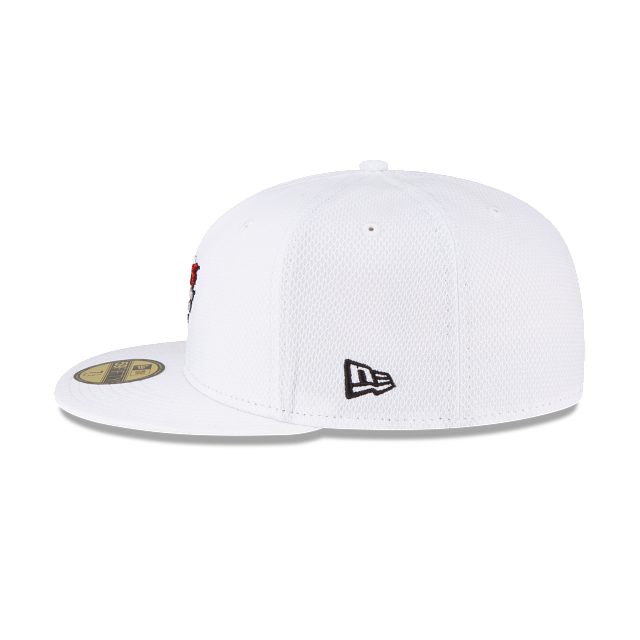 New Era Golf White 59FIFTY Fitted Hat - Size: 7 1/4, by New Era
